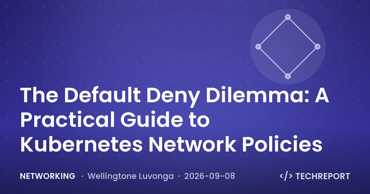 Networking — The Default Deny Dilemma: A Practical Guide to Kubernetes Network Policies